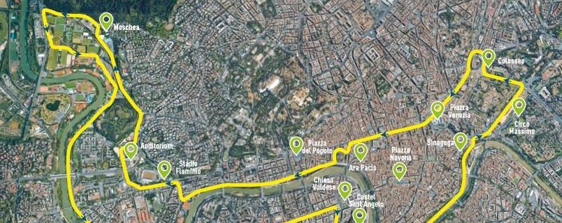 1 percorso Rome Half marathon via pacis